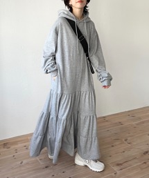 daily sweat hoodie one piece / デイリースウェットフーディーワンピース
