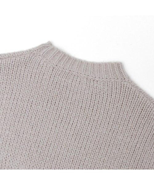 flower（フラワー）の「パウダリーニットトップ（ニット/セーター・レディース・グレー/ピンク・FREE）」の6枚目の写真