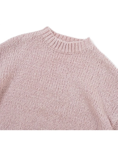 flower（フラワー）の「パウダリーニットトップ（ニット/セーター・レディース・グレー/ピンク・FREE）」の12枚目の写真