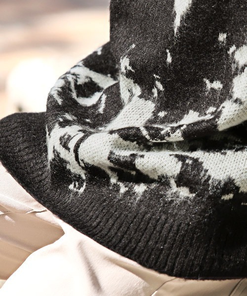 モヘアタッチ起毛ジャガードニット（ニット/セーター）｜LUXSTYLE