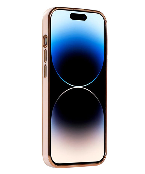 TeddyShop（テディショップ）の「【iPhone14 Pro用】ワンポイントハートメタリックフレームiPhoneケース（スマホケース/カバー・レディース・ホワイト/ピンク/ブラック・ONE SIZE）」の10枚目の写真