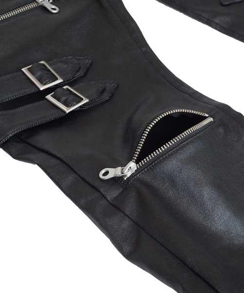 NO ID.（ノーアイディ）の「コーティングストレッチベルテッドスキニー