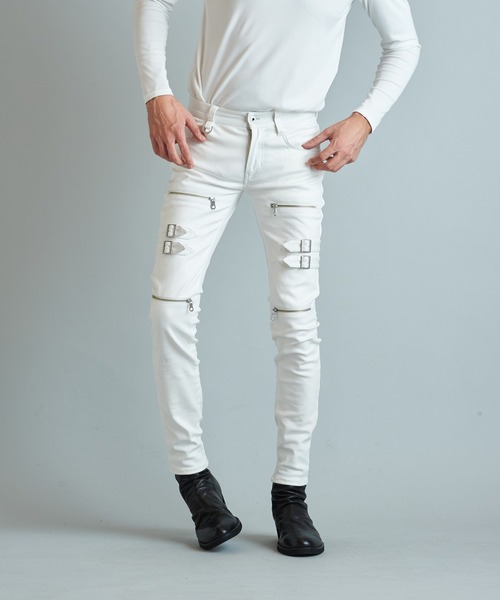 NO ID.（ノーアイディ）の「コーティングストレッチベルテッドスキニー