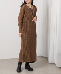 RAY CASSIN | メッシュパーカーワンピース(ジャンパースカート)