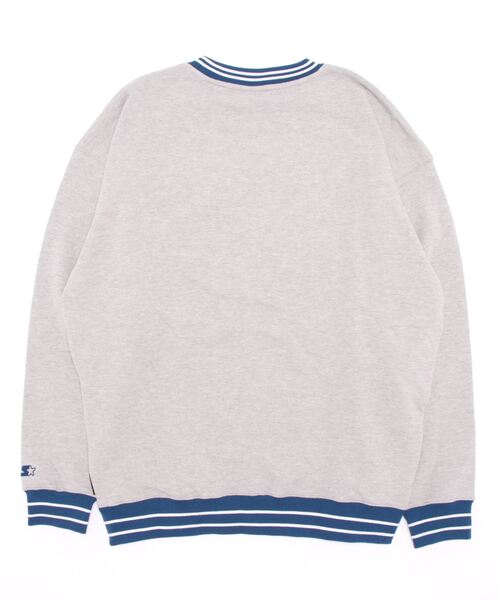STARTER（スターター）の「【STARTER】裏毛トレーナー（スウェット・メンズ・ブラック/杢グレー/グリーン・M/L/XL）」の19枚目の写真