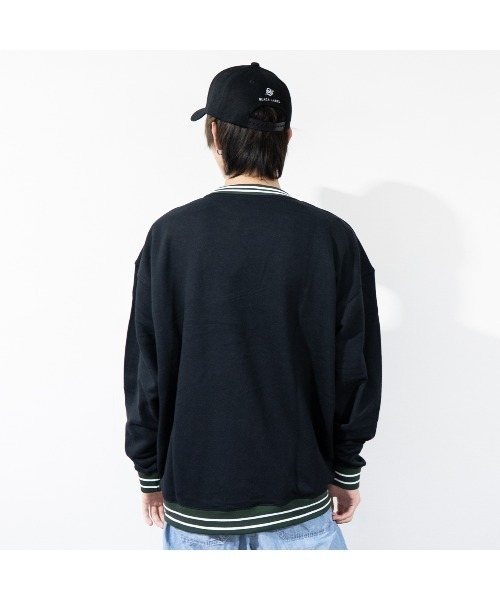 STARTER（スターター）の「【STARTER】裏毛トレーナー（スウェット・メンズ・ブラック/杢グレー/グリーン・M/L/XL）」の5枚目の写真