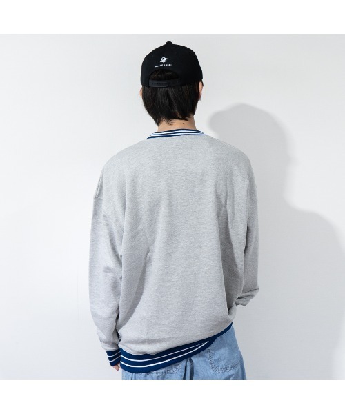 STARTER（スターター）の「【STARTER】裏毛トレーナー（スウェット・メンズ・ブラック/杢グレー/グリーン・M/L/XL）」の7枚目の写真
