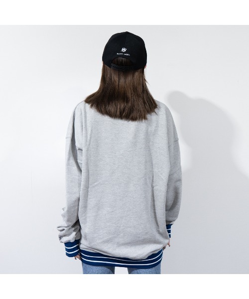 STARTER（スターター）の「【STARTER】裏毛トレーナー（スウェット・メンズ・ブラック/杢グレー/グリーン・M/L/XL）」の15枚目の写真