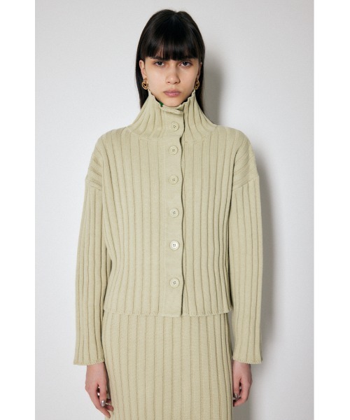 moussy - MOUSSY  RIB LONG ニット BLACK BY MOUSSY | finger hole rib knit tops (ニット ) |SHEL