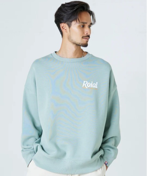 roial(ロイアル)の「CREW/ROIAL(ロイアル)長袖バックプリントスウェットトレーナー(Tシャツ/カットソー・メンズ・ベージュ/ブラック/グリーン系その他3・MEDIUM/LARGE)」の11枚目の写真