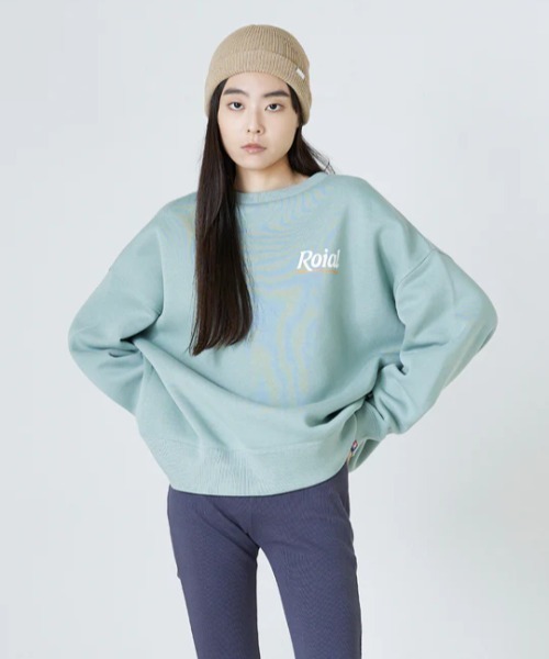 roial(ロイアル)の「CREW/ROIAL(ロイアル)長袖バックプリントスウェットトレーナー(Tシャツ/カットソー・メンズ・ベージュ/ブラック/グリーン系その他3・MEDIUM/LARGE)」の13枚目の写真