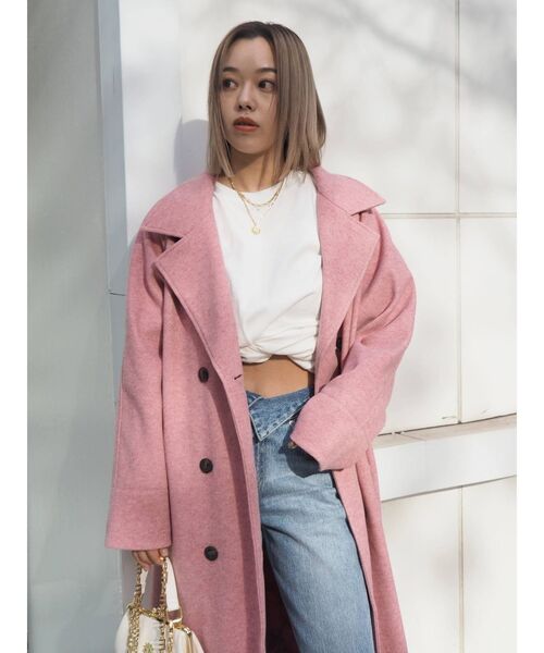 EVRIS（エヴリス）の「オリジナルロゴロングTシャツ（Tシャツ/カットソー・レディース・ブラック/グレー/ホワイト・FREE）」の15枚目の写真