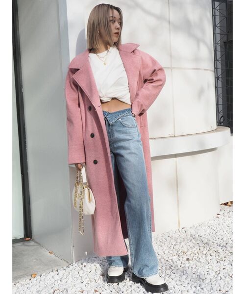 EVRIS（エヴリス）の「オリジナルロゴロングTシャツ（Tシャツ/カットソー・レディース・ブラック/グレー/ホワイト・FREE）」の16枚目の写真