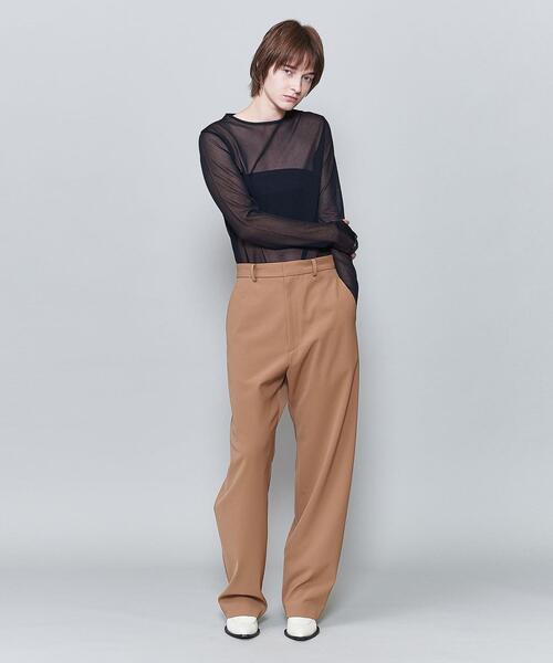 6（ロク）の「＜6(ROKU)＞RAYON NYLON KABE CREW NECK PULLOVER