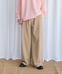 Couleur Meler | Couleur Meler なかじ フラップ付きストレートスラックス(スラックス)