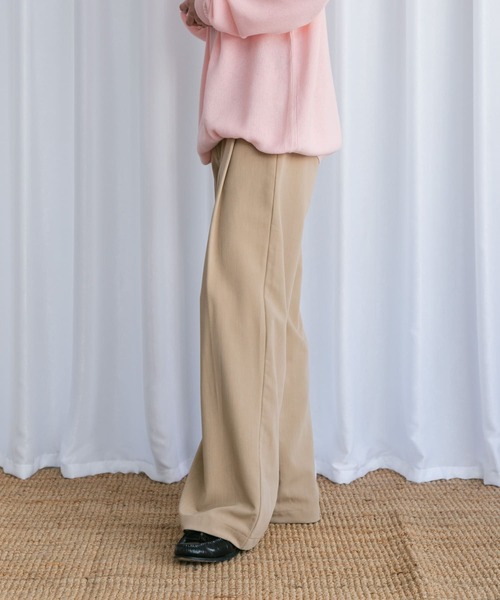 Couleur Meler（クルールメリー）の「Couleur Meler なかじ　フラップ付きストレートスラックス（スラックス・メンズ・ブラック/カーキ/ベージュ・MEDIUM/LARGE）」の8枚目の写真