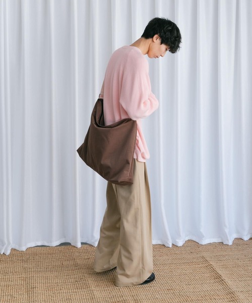 Couleur Meler（クルールメリー）の「Couleur Meler なかじ　フラップ付きストレートスラックス（スラックス・メンズ・ブラック/カーキ/ベージュ・MEDIUM/LARGE）」の12枚目の写真