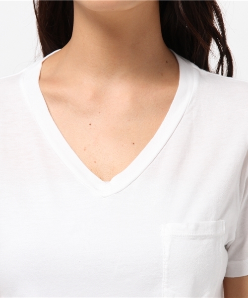 FREAK'S STORE(フリークスストア)の「V NECK T-SHIRTS 【Made in LA】(Tシャツ/カットソー・レディース・ホワイト/グレー/グリーン/ブルー/インディゴブルー・フリ-)」の10枚目の写真