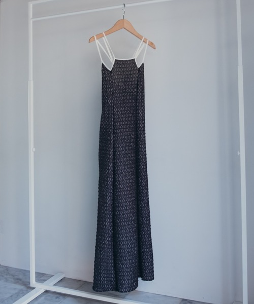 sahara(サハラ)の「Front Design Piping Dress(ワンピース・レディース・ホワイト/ブラック/ライトグリーン・FREE)」の15枚目の写真