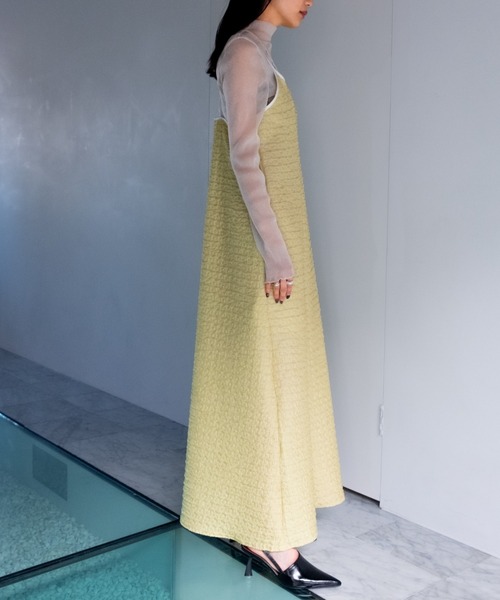 sahara(サハラ)の「Front Design Piping Dress(ワンピース・レディース・ホワイト/ブラック/ライトグリーン・FREE)」の17枚目の写真