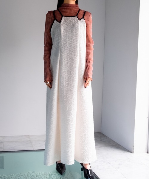 sahara(サハラ)の「Front Design Piping Dress(ワンピース・レディース・ホワイト/ブラック/ライトグリーン・FREE)」の11枚目の写真