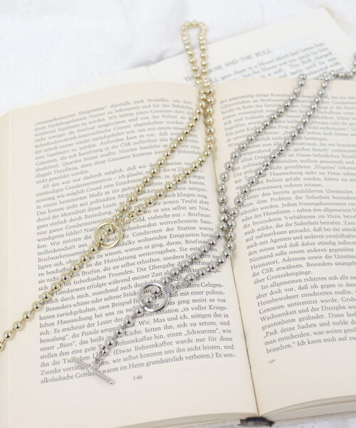 fredy emue(フレディエミュ)の「マンテルボールチェーンネックレス(ネックレス・レディース・ゴールド/シルバー・FREE)」の1枚目の写真