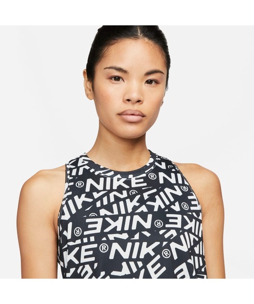 NIKE（ナイキ）の「ナイキ NIKE ナイキ ワン DF STD タンクトップ AOP HY（タンクトップ・レディース・ブラック×ピンク/ブラック×ホワイト・M/S/L）」の9枚目の写真