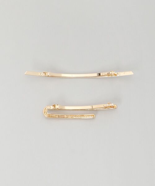 MAJESTIC LEGON（マジェスティックレゴン）の「ニュアンスラインメタルバレッタ（バレッタ/ヘアクリップ・レディース・A/B・FREE）」の3枚目の写真