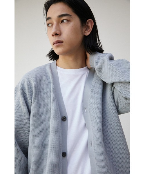 AZUL by moussy(アズールバイマウジー)の「LAYERED SET CARDIGAN/レイヤードセットカーディガン(カーディガン/ボレロ・メンズ・ライトグレー/ブラック/ブルー/ミント・FREE)」の15枚目の写真
