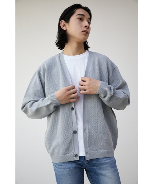 AZUL by moussy(アズールバイマウジー)の「LAYERED SET CARDIGAN/レイヤードセットカーディガン(カーディガン/ボレロ・メンズ・ライトグレー/ブラック/ブルー/ミント・FREE)」の16枚目の写真