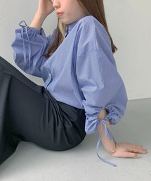 HER CLOSET | 【shemoshelly】ドロストスリーブビッグシルエットシャツ(シャツ/ブラウス)