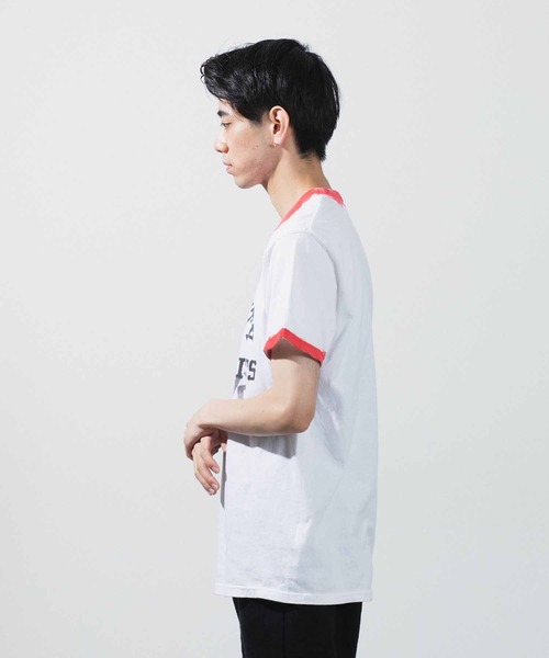 BOW WOW（バウワウ）の「BOWWOWUNIV OF GRAPEFRUITS RINGER TEE（Tシャツ/カットソー・メンズ・ホワイト・MEDIUM/LARGE/X-LARGE）」の9枚目の写真