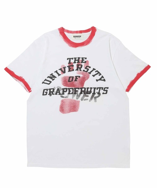 BOW WOW（バウワウ）の「BOWWOWUNIV OF GRAPEFRUITS RINGER TEE（Tシャツ/カットソー・メンズ・ホワイト・MEDIUM/LARGE/X-LARGE）」の20枚目の写真