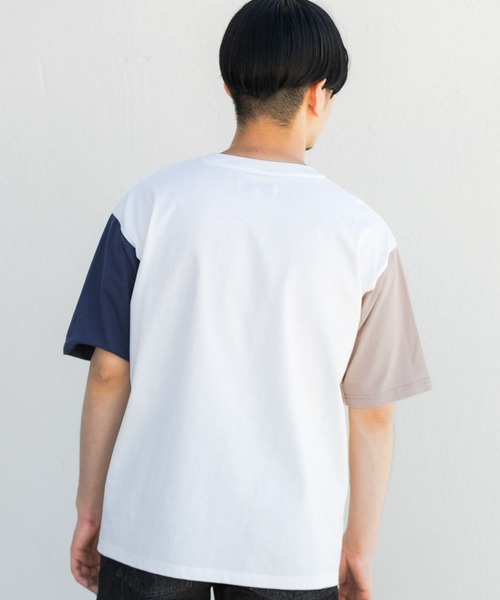 URBAN RESEARCH ROSSO MEN（アーバンリサーチロッソメン）の「『XLサイズあり』USAコットンMYSTANDARD半袖Tシャツ（Tシャツ/カットソー・メンズ・ブラウン/ネイビー/チャコールグレー/ベージュ系その他/ブルー系その他/ブルー/ホワイト系その他/グリーン系その他/シルバー/グレー系その他/カーキ/オレンジ系その他/ブラック/ホワイト/ピンク系その他・SMALL/LARGE/MEDIUM/X-LARGE）」の20枚目の写真