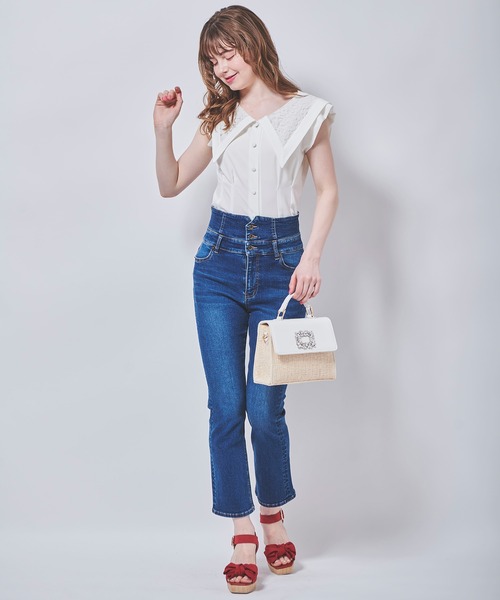 31 Sons de mode（トランテアン　ソン　ドゥ　モード）の「プラットフォームリボンサンダル（サンダル・レディース・ブラック/レッド/ベージュ・M/S/L）」の19枚目の写真