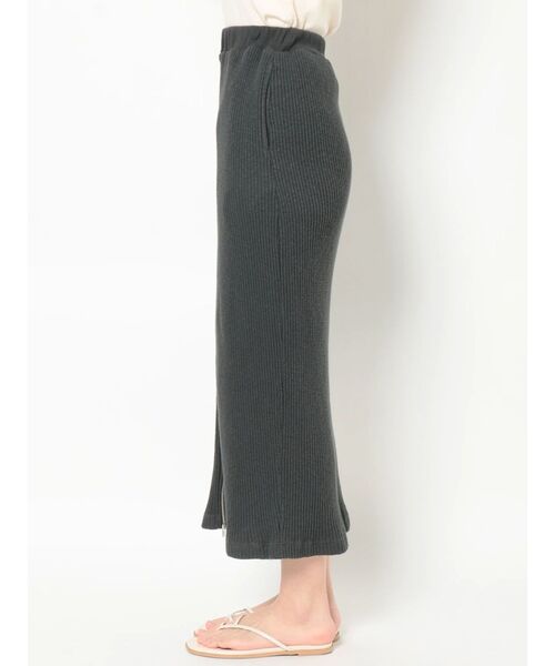 Ungrid（アングリッド）の「ジップデザインリブスカート（スカート・レディース・チャコールグレー/アイボリー/ミント・FREE）」の20枚目の写真
