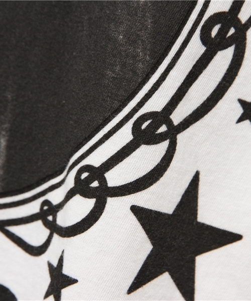 HYSTERIC GLAMOUR(ヒステリックグラマー)の「REVOLUTION pt ビッグT-SH(Tシャツ/カットソー・レディース・ホワイト/ピンク/ブラック・FREE)」の5枚目の写真