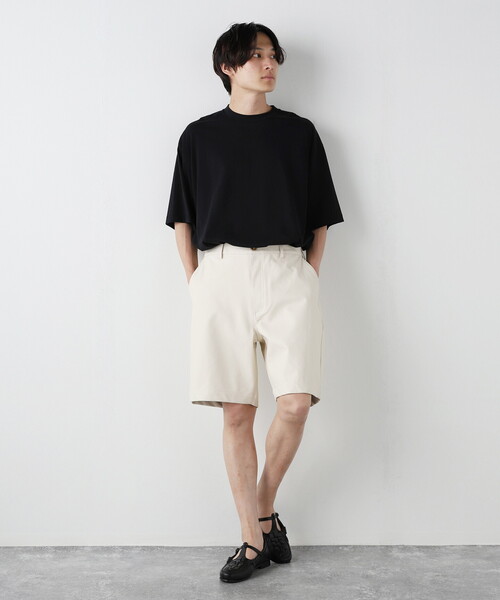 B.C STOCK(ベーセーストック)の「フェイクレザーワイドショーツ(その他パンツ・メンズ・グレー/ブラック・MEDIUM/LARGE)」の13枚目の写真