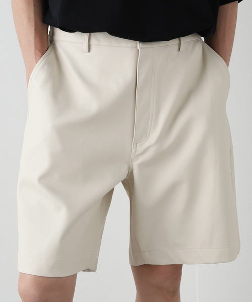 B.C STOCK(ベーセーストック)の「フェイクレザーワイドショーツ(その他パンツ・メンズ・グレー/ブラック・MEDIUM/LARGE)」の3枚目の写真