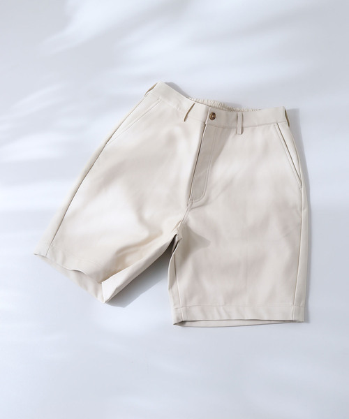 B.C STOCK(ベーセーストック)の「フェイクレザーワイドショーツ(その他パンツ・メンズ・グレー/ブラック・MEDIUM/LARGE)」の18枚目の写真