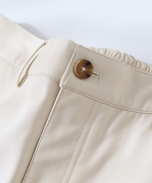 B.C STOCK(ベーセーストック)の「フェイクレザーワイドショーツ(その他パンツ・メンズ・グレー/ブラック・MEDIUM/LARGE)」の10枚目の写真