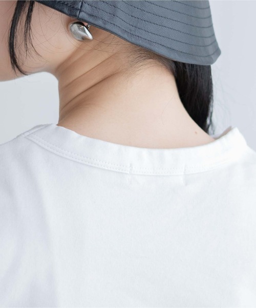 WEGO(ウィゴー)の「WEGO/ラインストーンちびT(Tシャツ/カットソー・レディース・ブラック/ホワイト・FREE)」の5枚目の写真