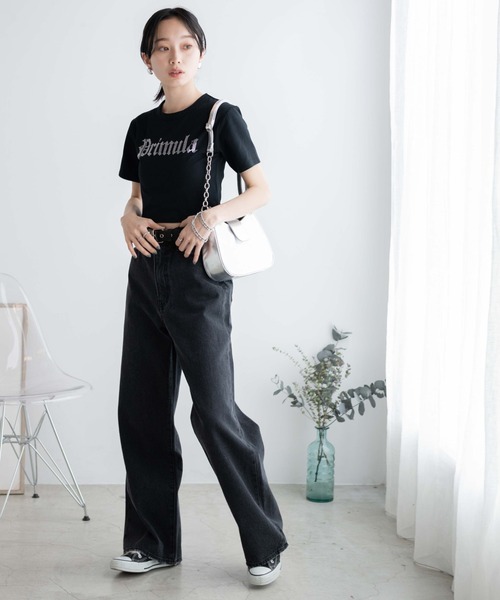 WEGO(ウィゴー)の「WEGO/ラインストーンちびT(Tシャツ/カットソー・レディース・ブラック/ホワイト・FREE)」の18枚目の写真