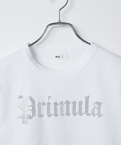 WEGO(ウィゴー)の「WEGO/ラインストーンちびT(Tシャツ/カットソー・レディース・ブラック/ホワイト・FREE)」の8枚目の写真