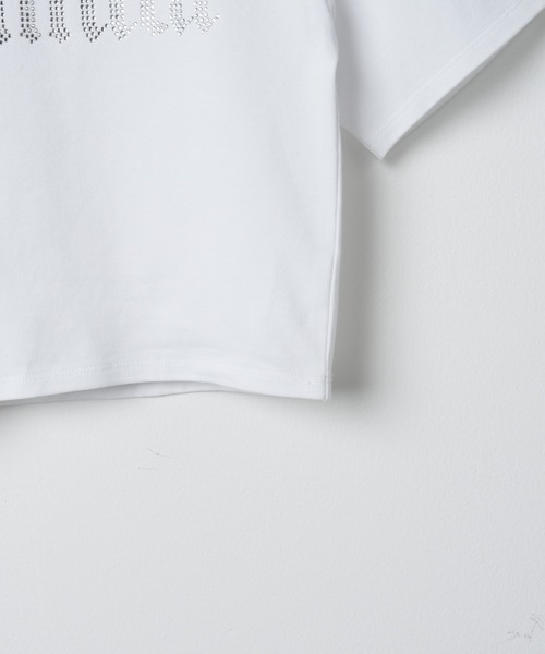 WEGO(ウィゴー)の「WEGO/ラインストーンちびT(Tシャツ/カットソー・レディース・ブラック/ホワイト・FREE)」の19枚目の写真