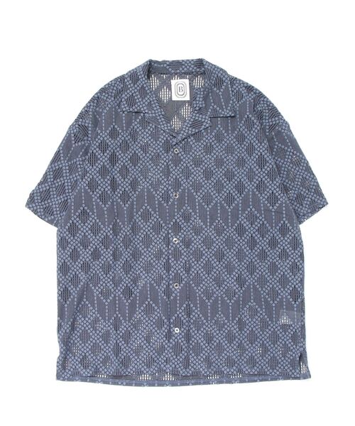 BEAVER（ビーバー）の「B omnivore/ビーオムニボー　RAMBUS OPEN COLLER SHIRT オープンカラーシャツ（シャツ/ブラウス・メンズ・グレー/ブルー/レッド・M）」の17枚目の写真