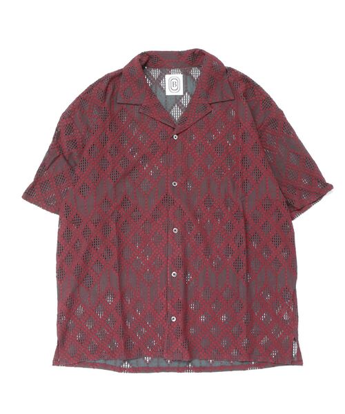 BEAVER（ビーバー）の「B omnivore/ビーオムニボー　RAMBUS OPEN COLLER SHIRT オープンカラーシャツ（シャツ/ブラウス・メンズ・グレー/ブルー/レッド・M）」の19枚目の写真