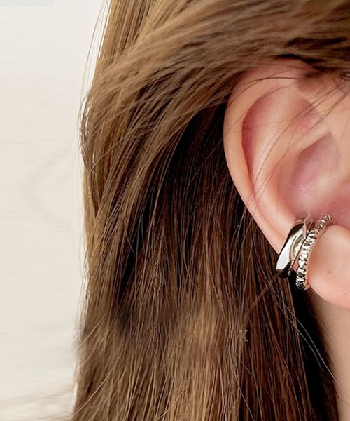 florist（フローリスト）の「人気のアシンメトリー2連イヤーカフ/片耳用（イヤーカフ・レディース・ゴールド系6/シルバー系3/シルバー系6/ゴールド系3/シルバー系8/シルバー系9/シルバー系2/シルバー系4/ゴールド系5/ゴールド系2/シルバー系5/ゴールド系8/シルバー系1/ゴールド系4/ゴールド系1/ゴールド系7/シルバー系7・FREE）」の8枚目の写真