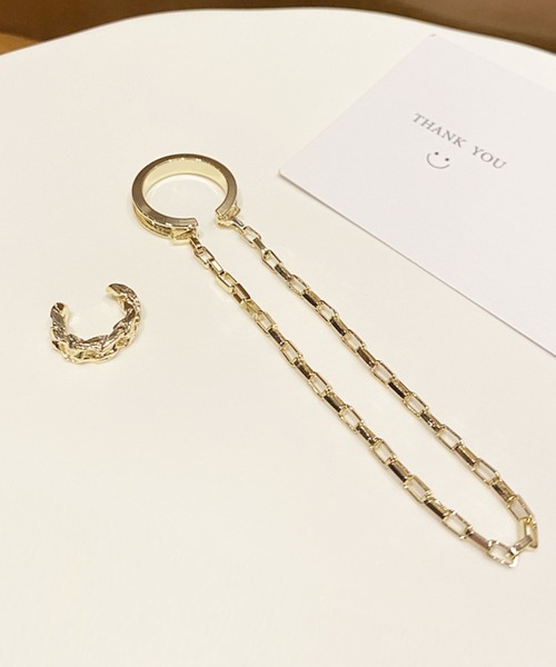 florist（フローリスト）の「人気のアシンメトリー2連イヤーカフ/片耳用（イヤーカフ・レディース・ゴールド系6/シルバー系3/シルバー系6/ゴールド系3/シルバー系8/シルバー系9/シルバー系2/シルバー系4/ゴールド系5/ゴールド系2/シルバー系5/ゴールド系8/シルバー系1/ゴールド系4/ゴールド系1/ゴールド系7/シルバー系7・FREE）」の16枚目の写真