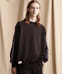 schott（ショット）の「Schott/ショット/TAPING JERSEY CREW  SWEAT/テーピング ジャージ クルースウェット（ジャージ）」
